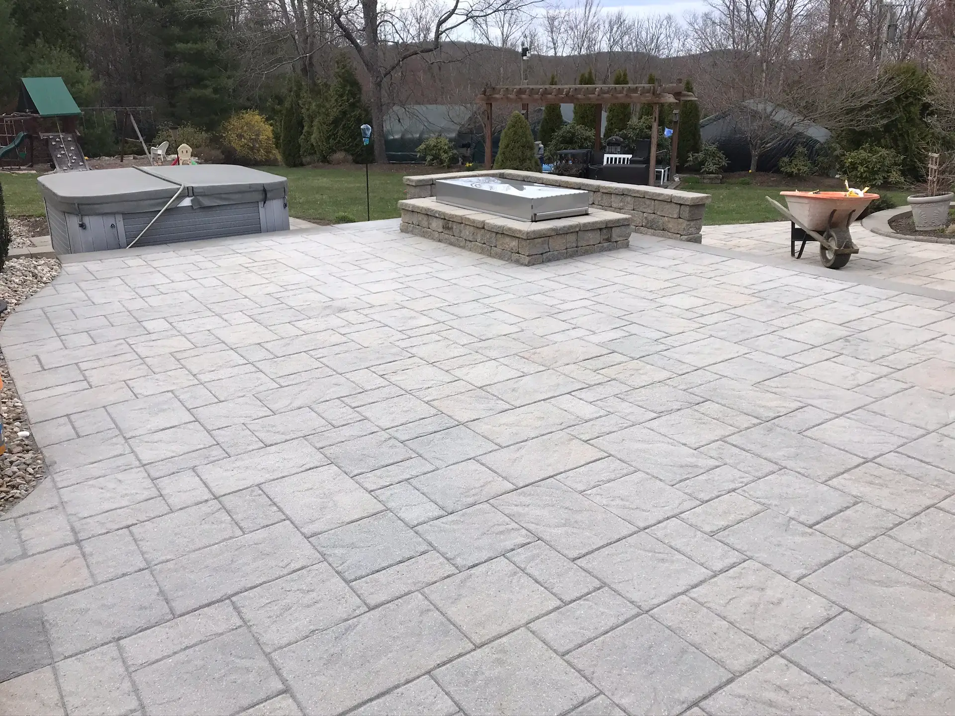 block patio